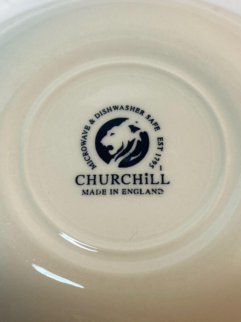 Vintage Churchill Blue Willow Set of 4 Soup Cereal Dessert Bowls England 6” - Picture 6 of 7